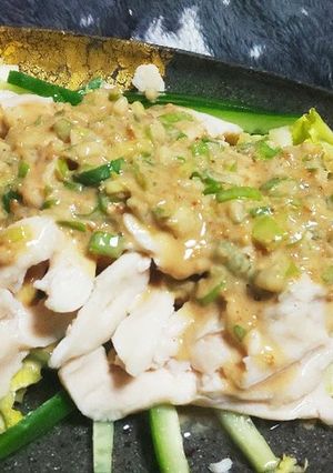 コンビニのサラダチキンを棒々鶏に❗️-レシピのメイン写真