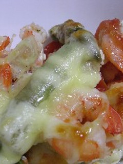 海老とアスパラのトマトチーズ焼き-レシピのメイン写真