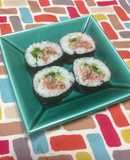 超簡単☆ぜひ恵方巻きにコンビーフ海苔巻き