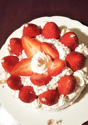 おからパウダーケーキのデコレーション-レシピのメイン写真