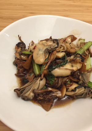 台湾家庭料理✨三杯鶏(牡蠣var)-レシピのメイン写真