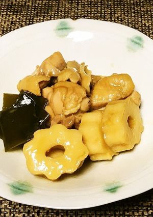 鶏肉とちくわぶの甘辛煮-レシピのメイン写真