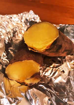 *簡単♪魚焼きグリルで焼きいも♡*-レシピのメイン写真