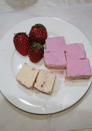 いちごのホワイト生チョコ？-レシピのメイン写真