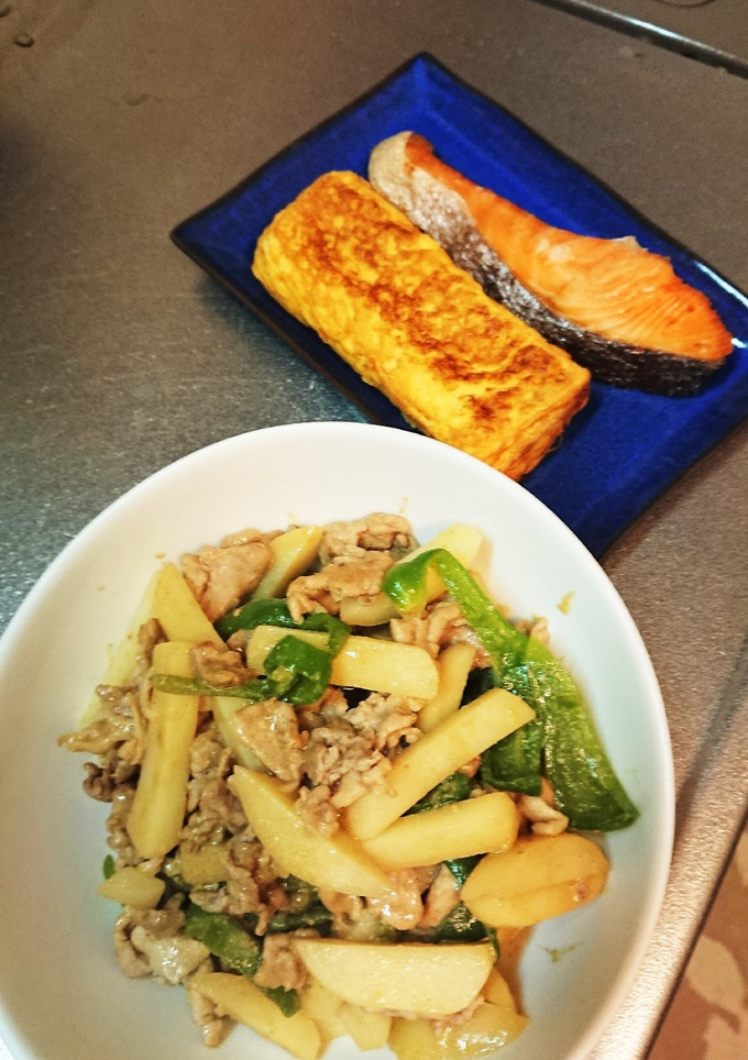 豚肉とじゃがいものカレー炒め-レシピのメイン写真