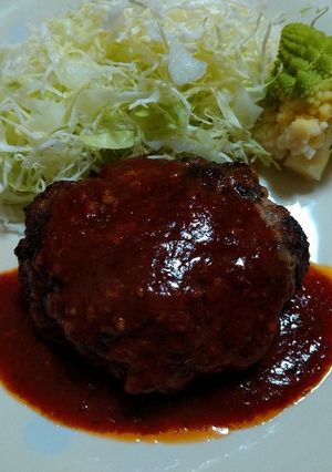 玉ねぎシャキシャキ系ハンバーグ-レシピのメイン写真