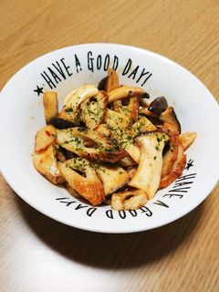 エリンギとちくわのピリ辛炒め-レシピのメイン写真