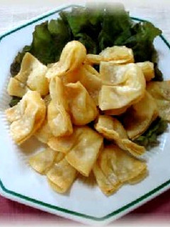 簡単！ジャガ明太のワンタン揚げ-レシピのメイン写真