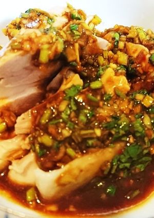 茹で鶏のタレ-レシピのメイン写真