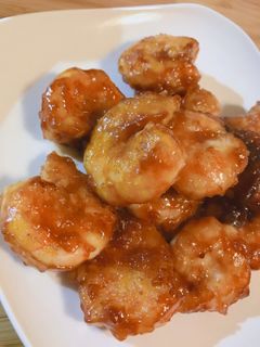 甘しょっぱい♡えびのケチャップソース炒め-レシピのメイン写真