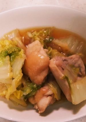 切って火にかけるだけ！鶏と白菜のうま煮-レシピのメイン写真