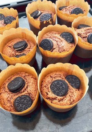 【バレンタイン】オレオチョコカップケーキ-レシピのメイン写真