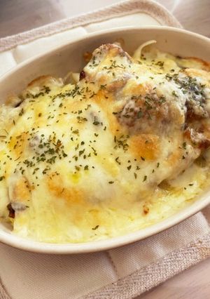 チキンと野菜のチーズ焼き✨カレー風味-レシピのメイン写真
