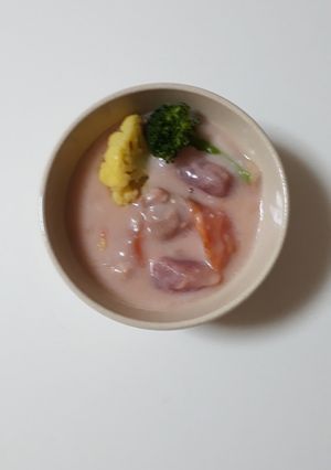 バレンタインにももいろシチュー-レシピのメイン写真