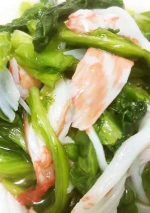蕪の葉の酢の物-レシピのメイン写真