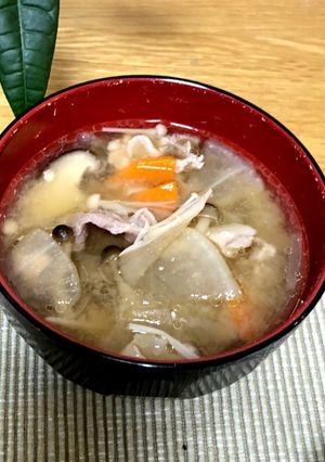 きのこ豚汁-レシピのメイン写真