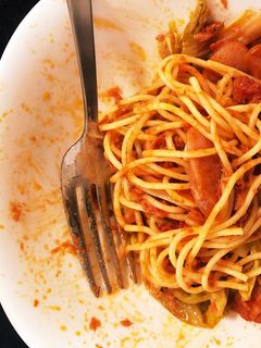トマト缶のパスタ-レシピのメイン写真