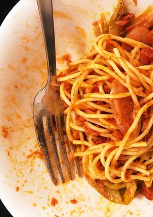 トマト缶のパスタ-レシピのメイン写真