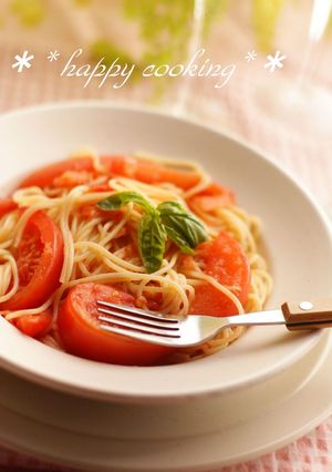 簡単☆完熟トマトのスパゲッティー-レシピのメイン写真