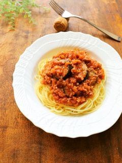 茄子がとろける♪本格ボロネーゼ-レシピのメイン写真