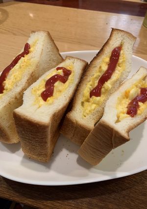 ホットたまごサンド-レシピのメイン写真
