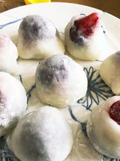 簡単!切り餅で柔らか♪ イチゴ大福-レシピのメイン写真