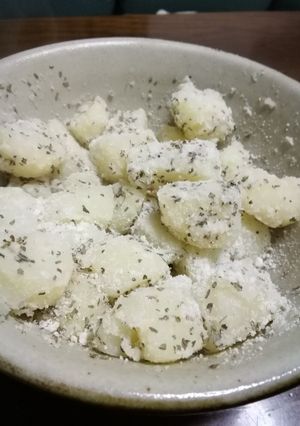 粉ふきいものバジルチーズ味-レシピのメイン写真