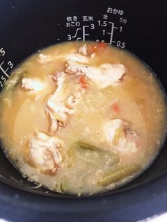 薬膳料理教室の白濁な参鶏湯!-レシピのメイン写真