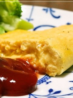 失敗なし✿ふわトロ✿プレーンオムレツ-レシピのメイン写真