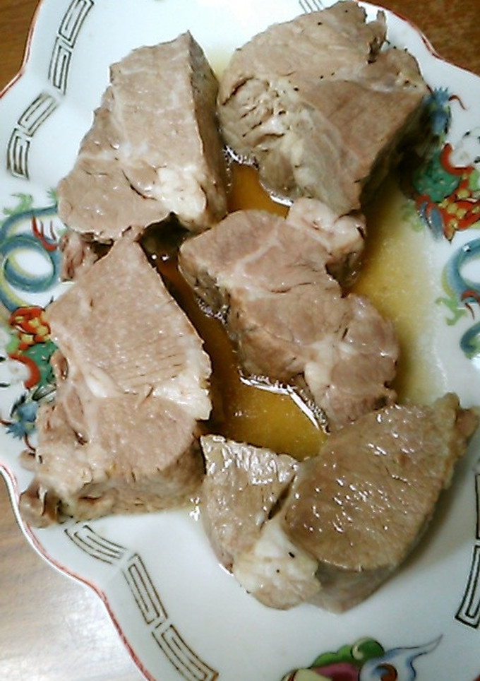 炭酸で煮た豚肉の大きなころころ煮・和風味-レシピのメイン写真