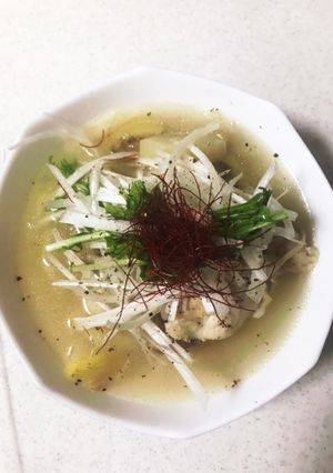 手羽元と大根の生姜たっぷりスープ-レシピのメイン写真