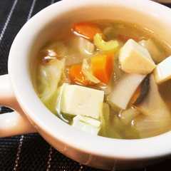 A picture of 簡単!こくうま☆豆腐入りコンソメスープ.