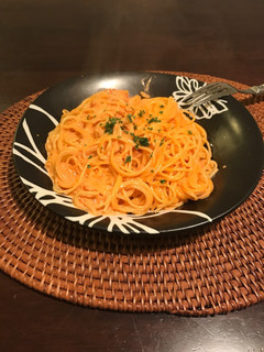 超簡単☆蟹の黄金パスタ-レシピのメイン写真