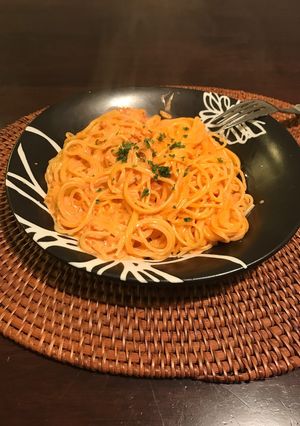 超簡単☆蟹の黄金パスタ-レシピのメイン写真