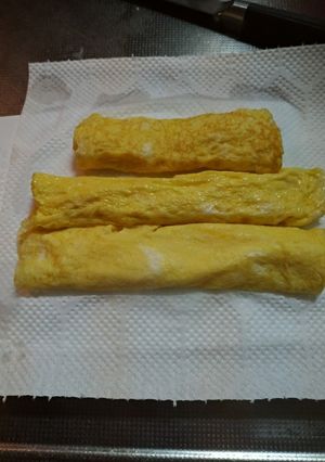 恵方巻き用の長めの卵焼き-レシピのメイン写真