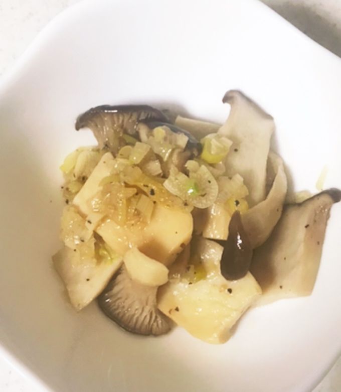 レンチンで！エリンギとねぎの常備菜 by 212mie 【クックパッド】 簡単