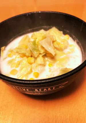 温まる〜キャベツのミルク生姜スープ-レシピのメイン写真
