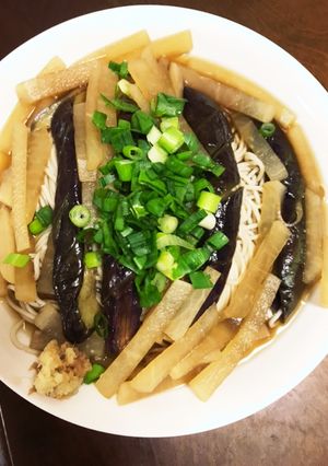 ナスと大根の煮浸し蕎麦-レシピのメイン写真