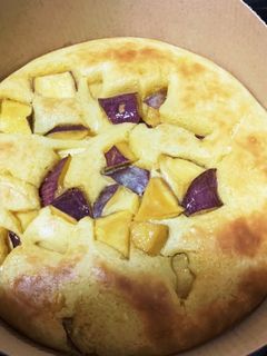 HMでさつまいもの蒸しケーキ-レシピのメイン写真