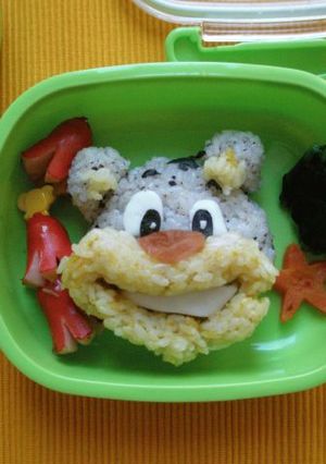日ハムファイターズ☆BB君キャラ弁～！！-レシピのメイン写真