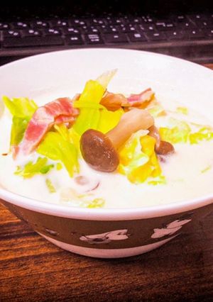 春キャベツの牛乳スープ-レシピのメイン写真
