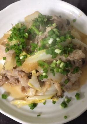 豚バラ肉と白菜の塩麹味噌だれ炒め-レシピのメイン写真