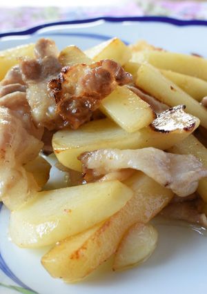 豚バラとポテトのペッパー炒め-レシピのメイン写真