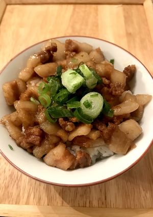 簡単！美味しい！魯肉飯（ルーローハン）！-レシピのメイン写真