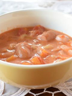 ウインナーと豆のトマトスープ-レシピのメイン写真