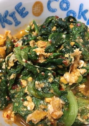 サラダ菜の辛味噌炒め-レシピのメイン写真