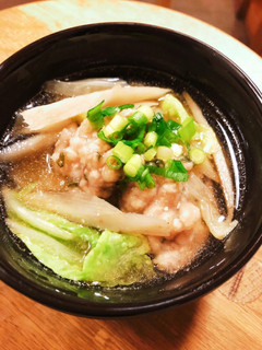 365スープ18冬のゴボウ白菜肉団子汁-レシピのメイン写真