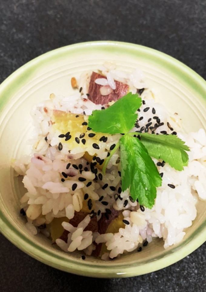 炊飯器で炊くだけ！さつまいもご飯-レシピのメイン写真