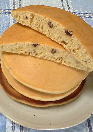 ほっこり♪きなこ＆小豆のホットケーキ-レシピのメイン写真
