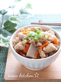ホクホク♪里芋の炊き込みご飯-レシピのメイン写真